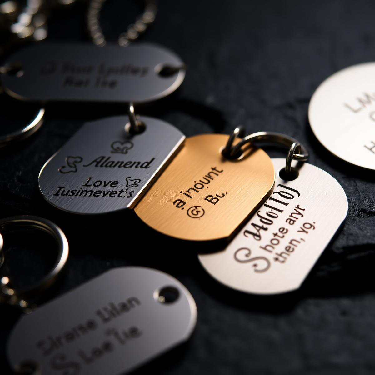 Metal Engraving — Tags & Keychains by S1 Creations