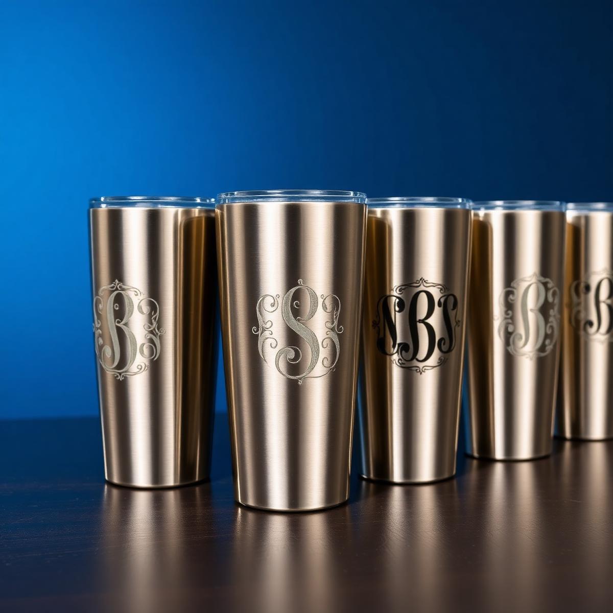 Engraved Tumblers — Stainless Steel by S1 Creations